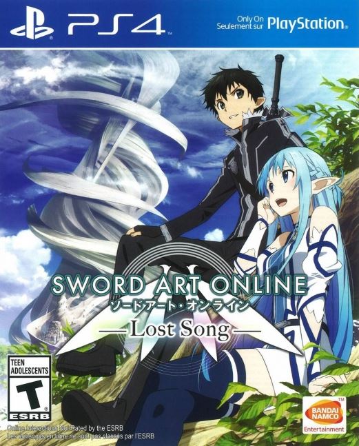 Sword Art Online: Lost Song (Sony PlayStation 4, PS4, 2015) Game Disc Very Good