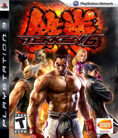 Tekken 6 (Sony PlayStation 3, 2009) Tested Disc Artwork Case Good Works
