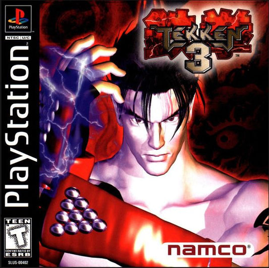 Tekken 3 (Sony PlayStation 1, 1998) Black Label Very Good Tested Free Shipping