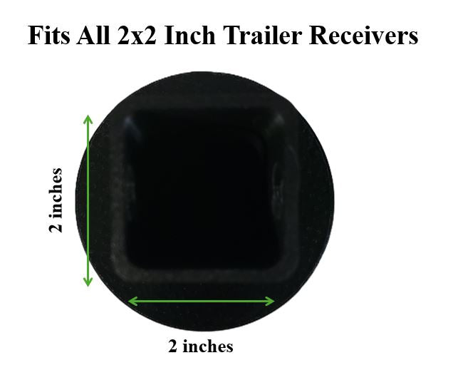 Trailer Hitch Cover 2 Inch - Black Texas State Silhouette Tow Plug Cover For Truck SUV - Lone Star Pride Automotive Decor Accessory Gift Set