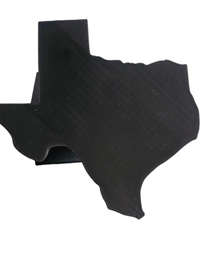 Trailer Hitch Cover 2 Inch - Black Texas State Silhouette Tow Plug Cover For Truck SUV - Lone Star Pride Automotive Decor Accessory Gift Set