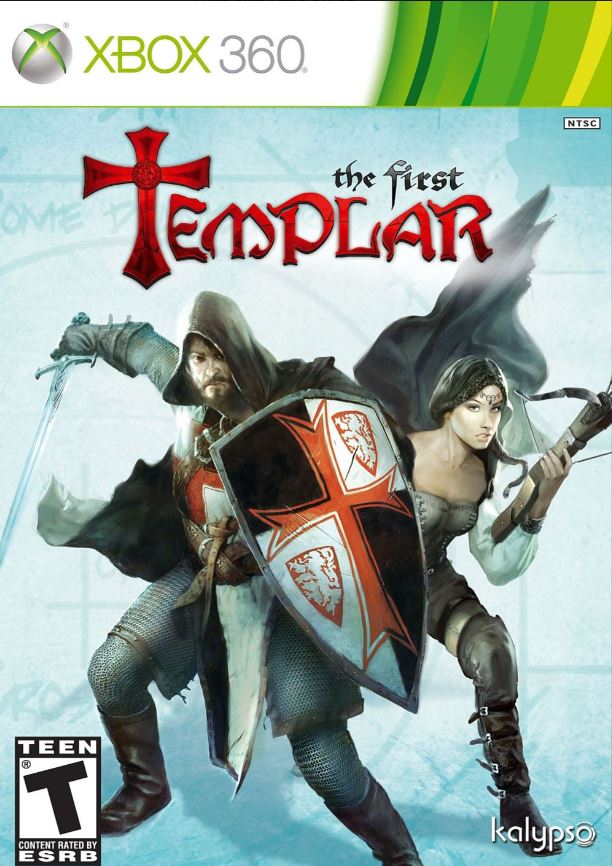 The First Templar Microsoft Xbox 360 2011 Disc Good Tested Case Good - Action Adventure Game - Co-op - Kalypso Media - No Manual