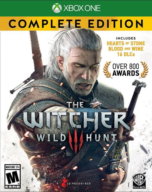 The Witcher 3: Wild Hunt - Complete Edition - Microsoft Xbox One Disc Very Good