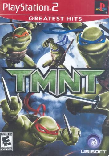 TMNT Teenage Mutant Ninja Turtles PS2 PlayStation 2 2007 Action Tested Very Good Complete Collector Ubisoft Movie Tie-In Original Game