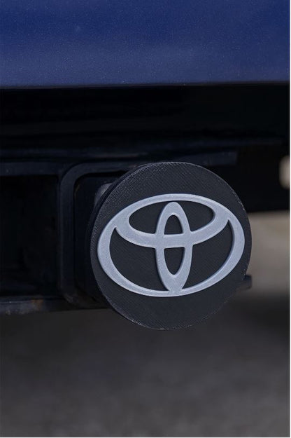 Silver Toyota Truck Trailer Hitch Receiver Cover Plug Cap 2x2" Receiver Slip On