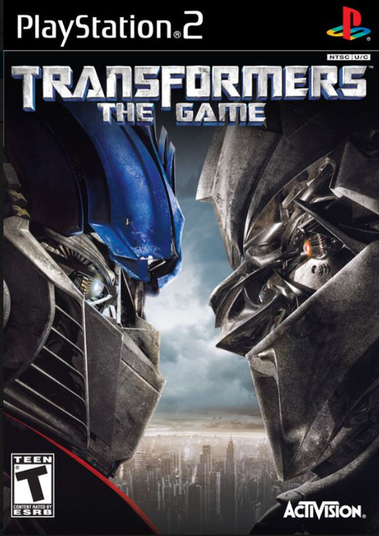 Transformers The Game PS2 PlayStation 2 2007 Activision Disc Complete Tested Movie Tie Autobots Decepticons Collector Edition Action Adventure