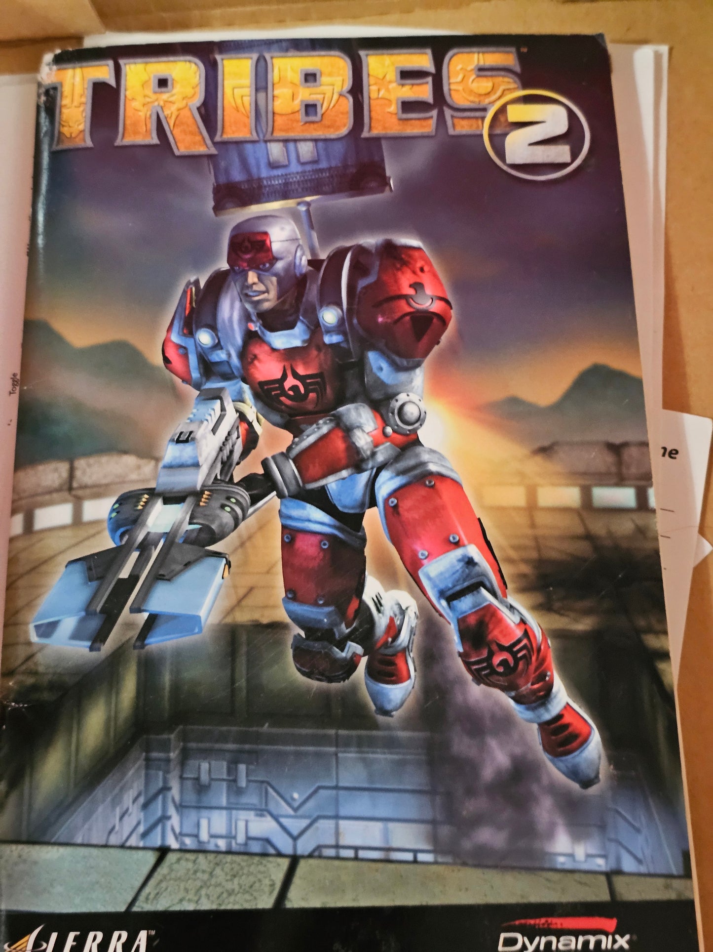 Tribes 2 PC CD ROM Game BIG BOX Dynamix Sierra Studios Complete 2001 Vintage Gaming Y2K Videogames