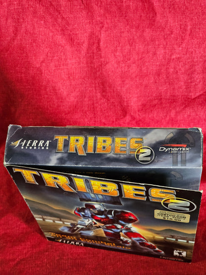 Tribes 2 PC CD ROM Game BIG BOX Dynamix Sierra Studios Complete 2001 Vintage Gaming Y2K Videogames