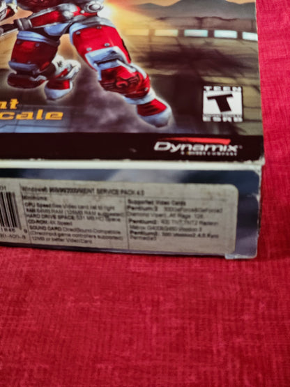 Tribes 2 PC CD ROM Game BIG BOX Dynamix Sierra Studios Complete 2001 Vintage Gaming Y2K Videogames