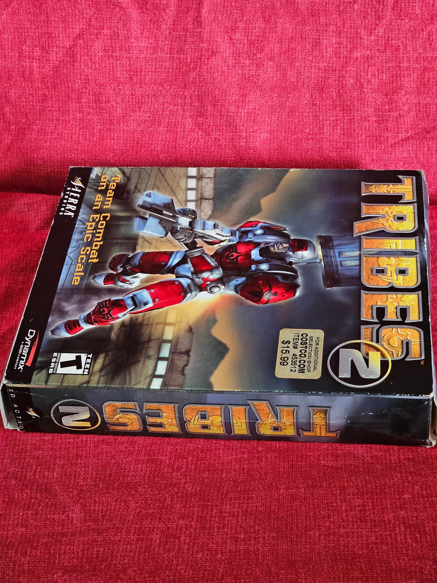 Tribes 2 PC CD ROM Game BIG BOX Dynamix Sierra Studios Complete 2001 Vintage Gaming Y2K Videogames