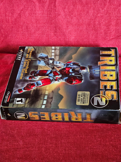 Tribes 2 PC CD ROM Game BIG BOX Dynamix Sierra Studios Complete 2001 Vintage Gaming Y2K Videogames
