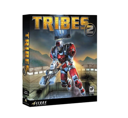 Tribes 2 PC CD ROM Game BIG BOX Dynamix Sierra Studios Complete 2001 Vintage Gaming Y2K Videogames