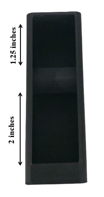 Heavy-Duty 2-Inch Trailer Hitch Vault Hidden Compartment Cover Weatherproof Secure Container Spare Key Cash Card Emergency Accessory Kit Box - Black