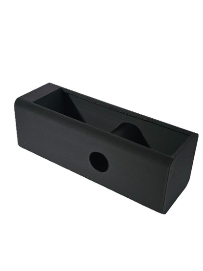 Heavy-Duty 2-Inch Trailer Hitch Vault Hidden Compartment Cover Weatherproof Secure Container Spare Key Cash Card Emergency Accessory Kit Box - Black