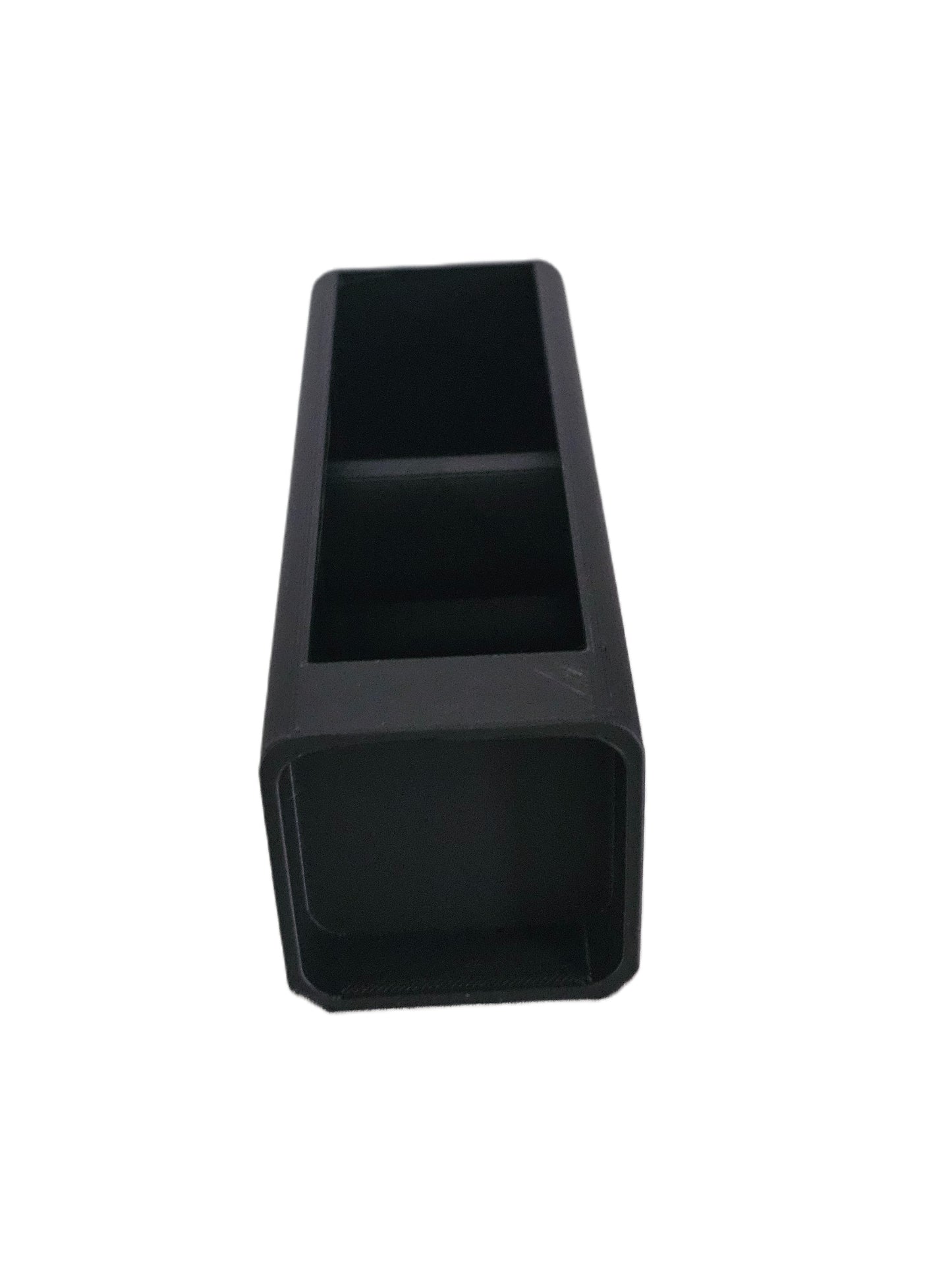Heavy-Duty 2-Inch Trailer Hitch Vault Hidden Compartment Cover Weatherproof Secure Container Spare Key Cash Card Emergency Accessory Kit Box - Black