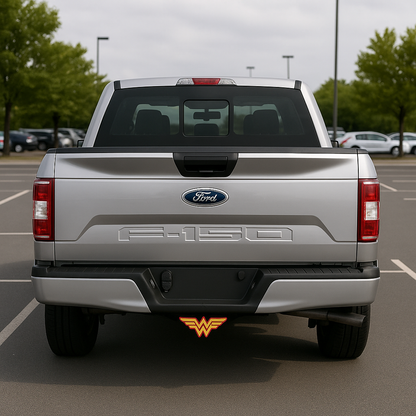 Wonder Woman Cover Plug Cap Tow Hitch Universal Fits 2" Receivers Truck SUV