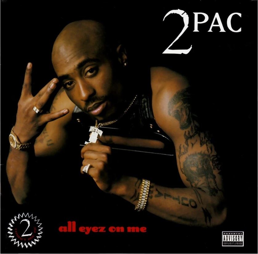 Tupac 2Pac All Eyez On Me CD Album 1995/1996 Death Row Records Hip Hop Rap