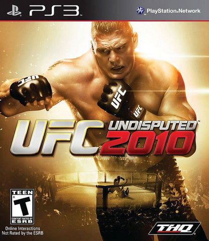 UFC Undisputed 2010 (Sony PlayStation 3, 2010) Tested Brock Lesnar Cover