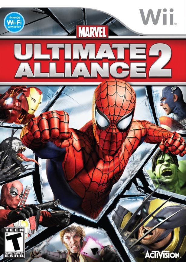 Marvel: Ultimate Alliance 2 (Nintendo Wii, 2009) Videogame Disc Good