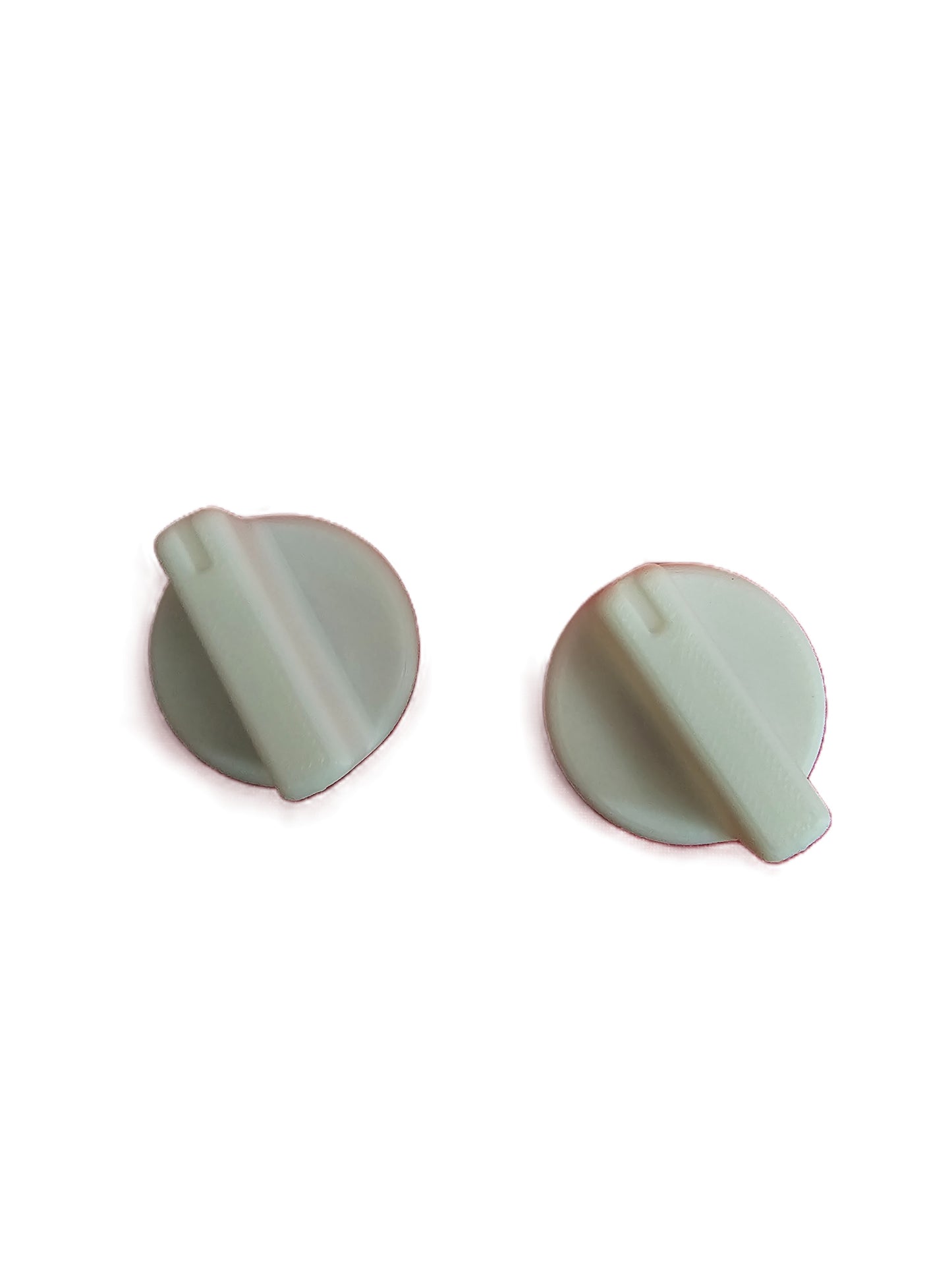 Rival Crock Pot Slow Cooker White Knobs 2-Pack Replacement for 3100 3100/2 3120 3150/2 3154 3355 3745 - Durable Heat-Resistant Control Knobs