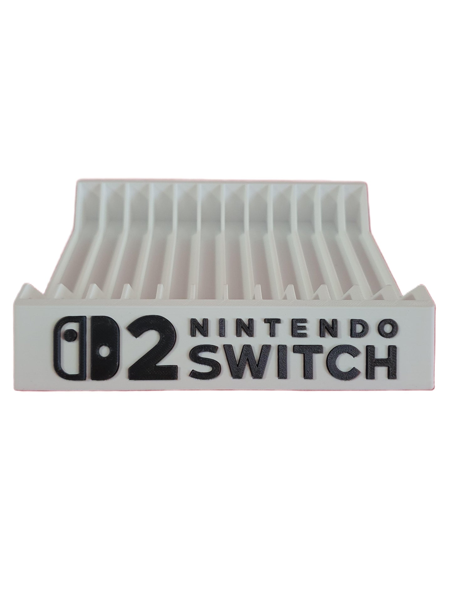 Nintendo Switch 2 Videogame Case Holder Organizer Display Holds 12 Games White