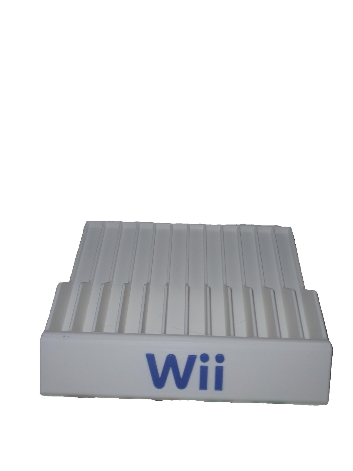 White Nintendo Wii Game Case Holder Organizer Display Rack RVL-001 RVL-101