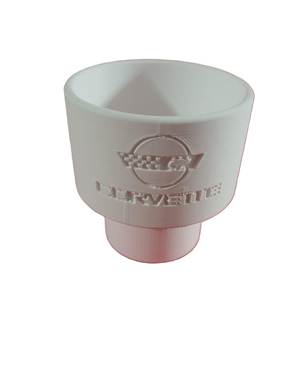 Cup Holder Plastic Liner 1984-1996 Corvette C4 Center Console Adapter - C4 Corvette Drink Holder Insert Replacement for Corvette Owners