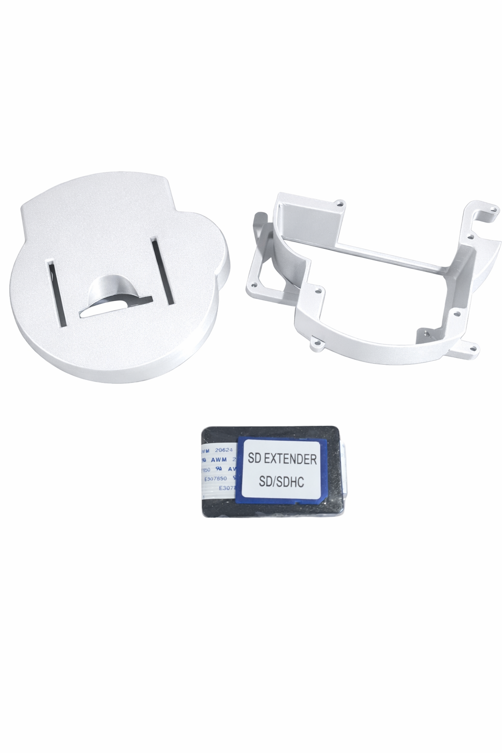 GC Loader Mount Tray Kit with SD Extension Cable for GameCube Jet Black Purple Indigio Satin Silver Spice Orange Bundle DOL-001 New Custom