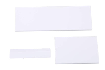 New White 3 Piece Nintendo Wii Console Top Door Lid Replacement Card Slot Cover