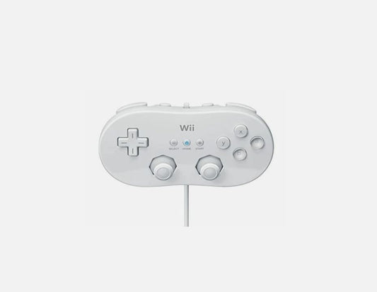 OEM Nintendo Wii Classic Controller - White RVL-005 Tested Working