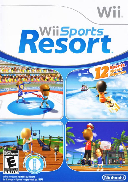 Wii Sports Resort (Nintendo Wii, 2009) Complete Clean Near Mint RVL-P-RZTE-USZ