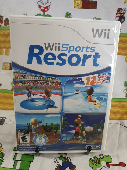 Wii Sports Resort (Nintendo Wii, 2009) Complete Clean Near Mint RVL-P-RZTE-USZ