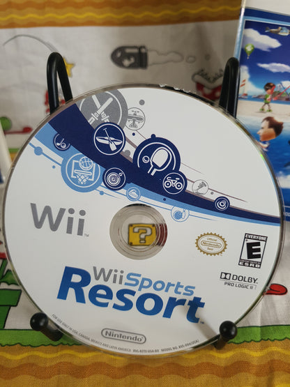 Wii Sports Resort (Nintendo Wii, 2009) Complete Clean Near Mint RVL-P-RZTE-USZ