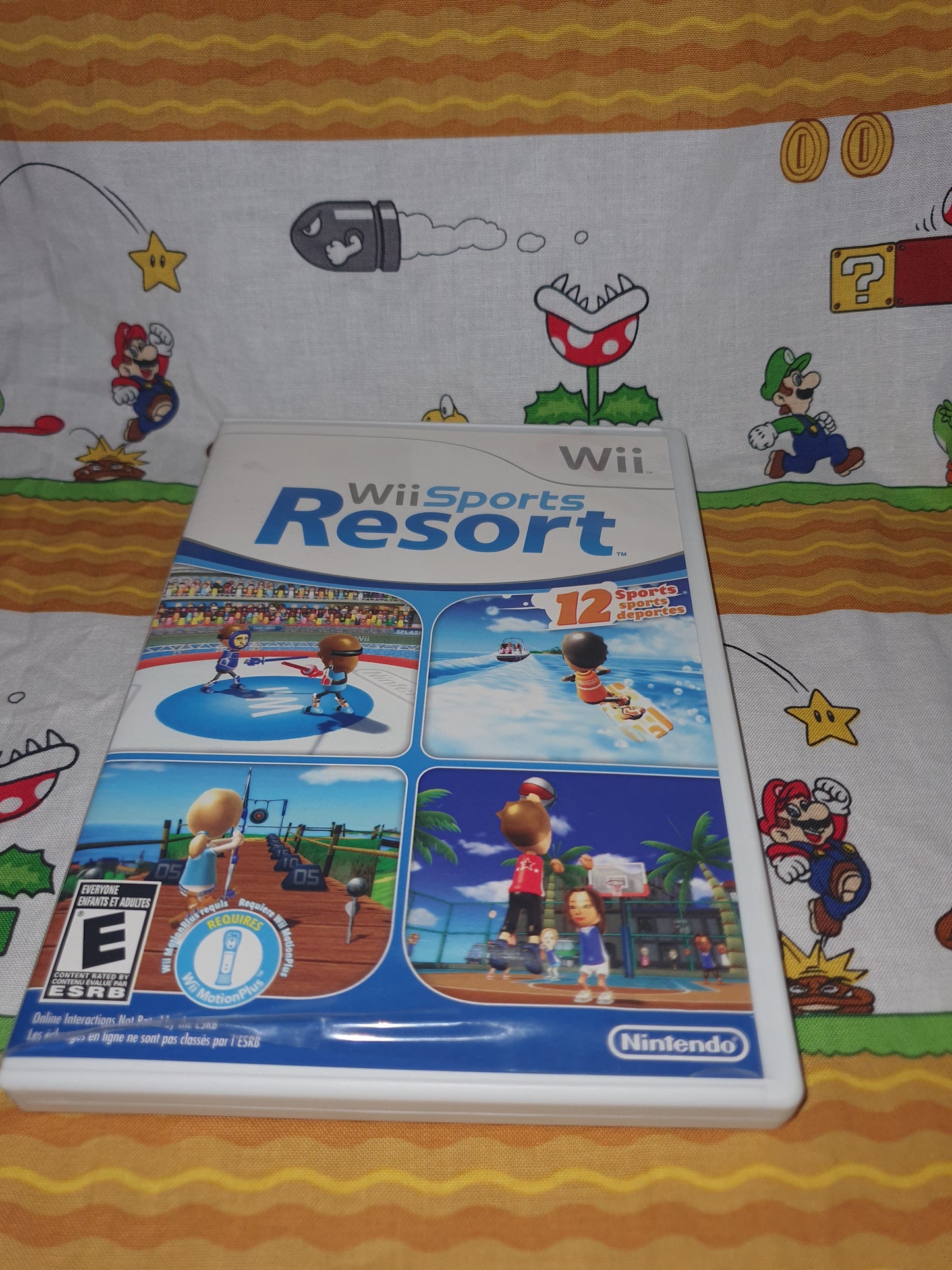 Wii Sports Resort (Nintendo Wii, 2009) Complete Clean Near Mint RVL-P-RZTE-USZ