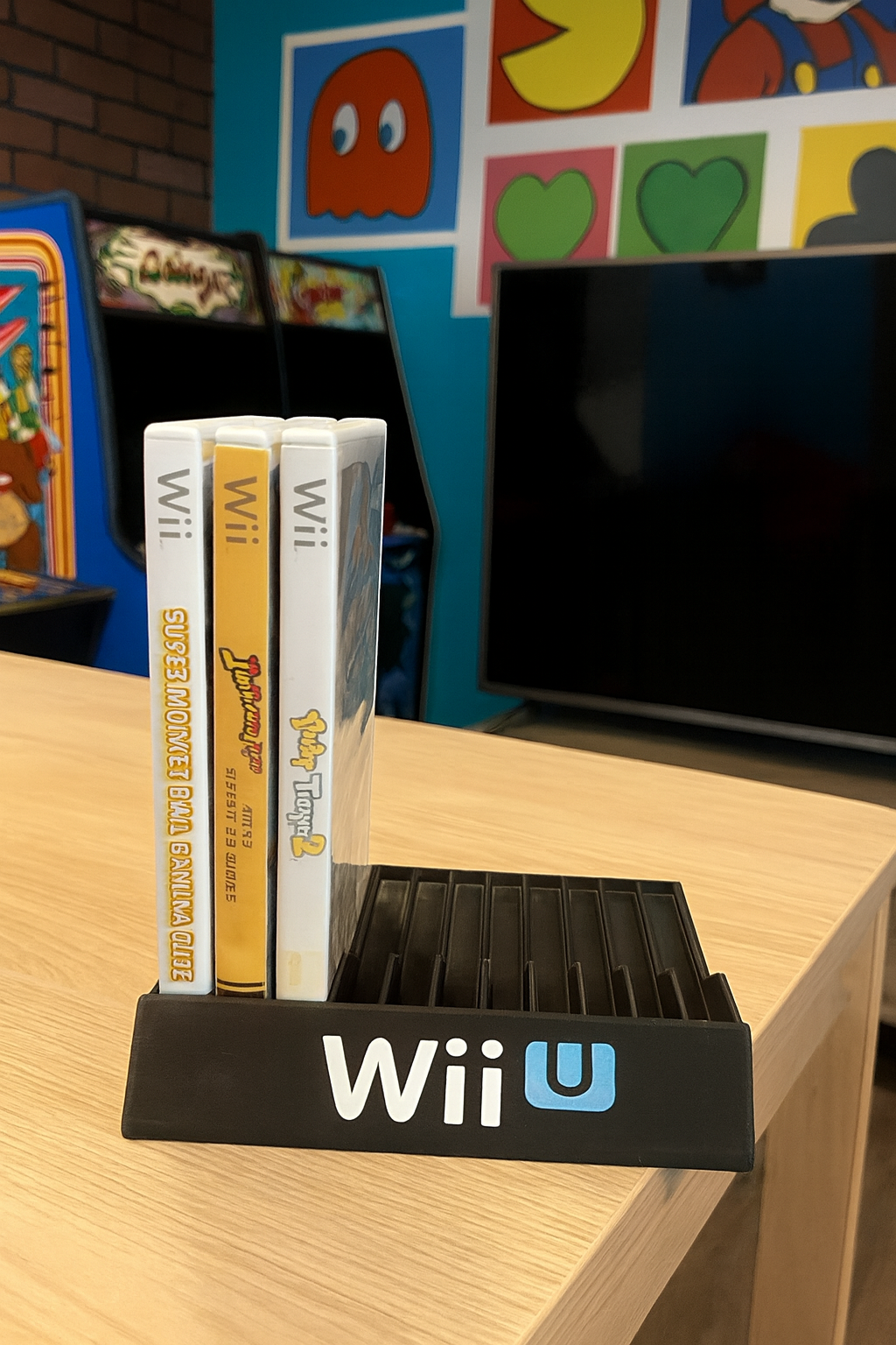 Nintendo Wii U Switch GameCube Large Storage Rack Gameroom Organization WUP-101