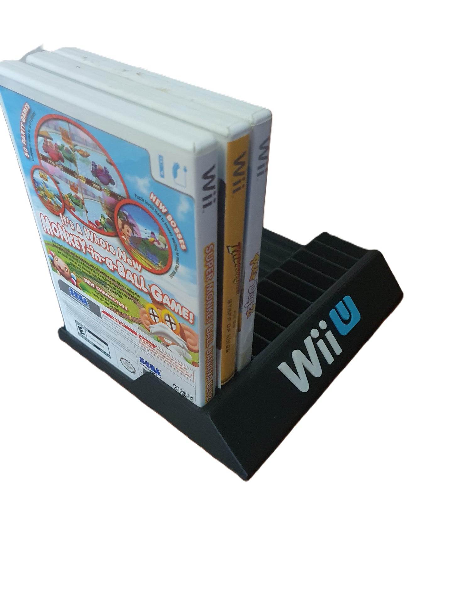 Nintendo Wii U Switch GameCube Large Storage Rack Gameroom Organization WUP-101