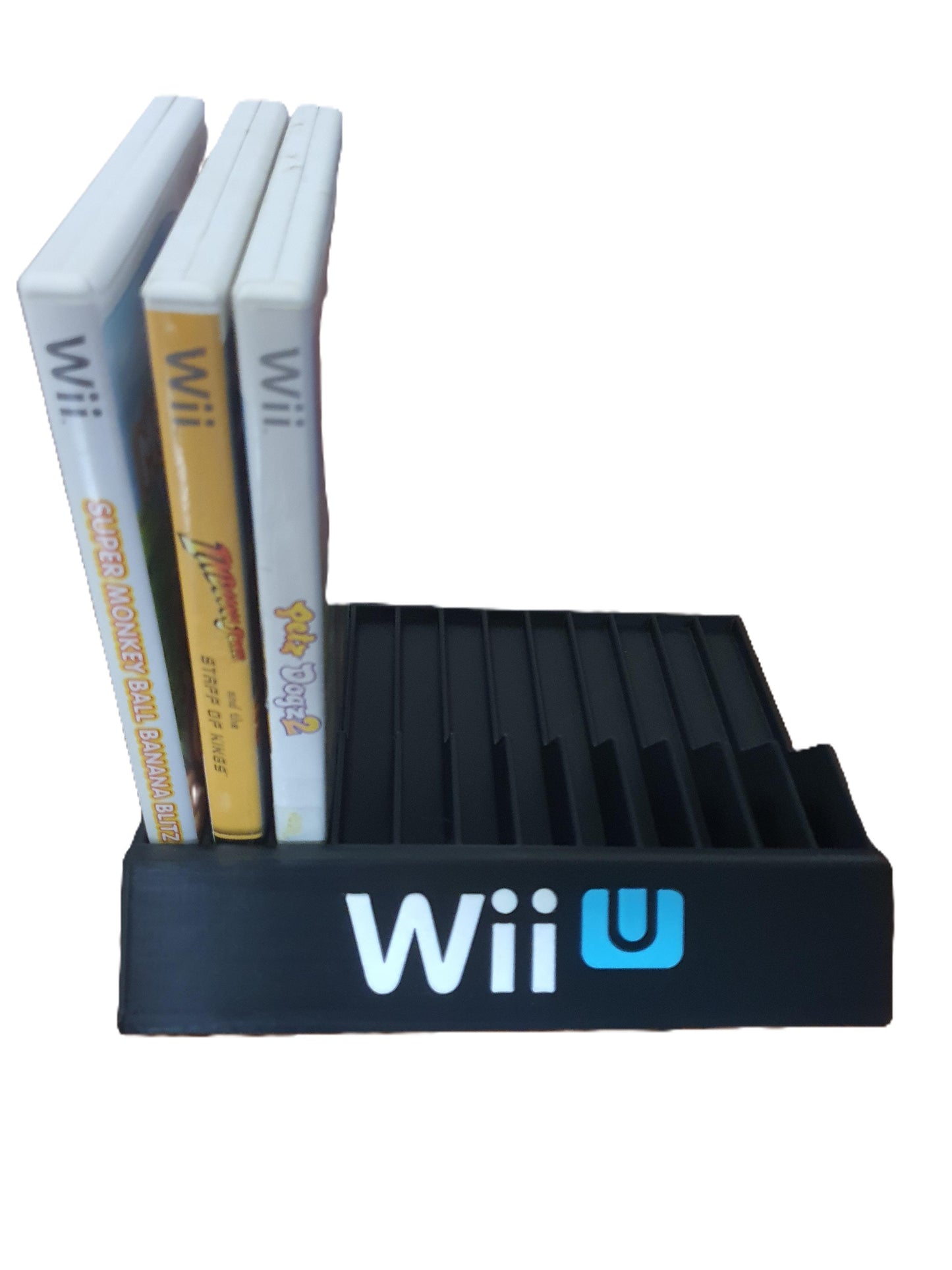 Nintendo Wii U Switch GameCube Large Storage Rack Gameroom Organization WUP-101