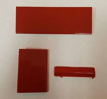 New White 3 Piece Nintendo Wii Console Top Door Lid Replacement Card Slot Cover