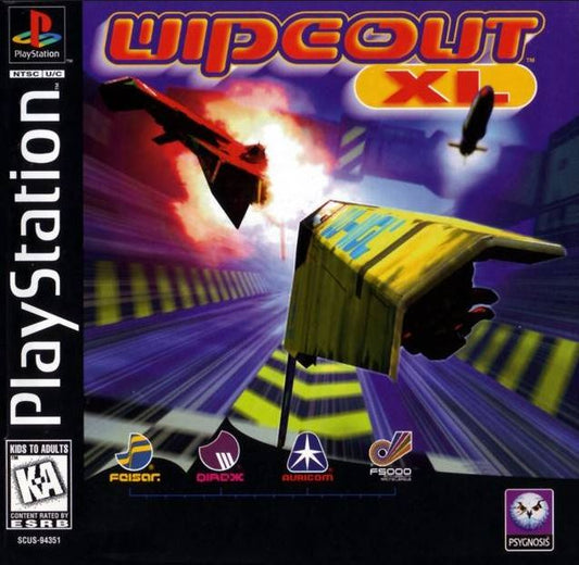 Wipeout XL (Sony PlayStation 1, 1996) PS1 Videogame Disc Near Mint Clean Tested