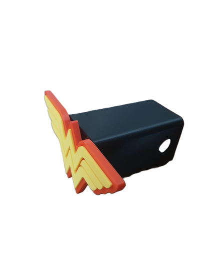 Wonder Woman Cover Plug Cap Tow Hitch Universal Fits 2" Receivers Truck SUV