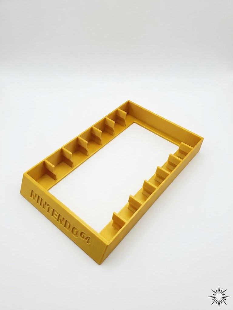 N64 Nintendo 64 System Game New Stand Cartridge Holder Display Rack 7 Videogames