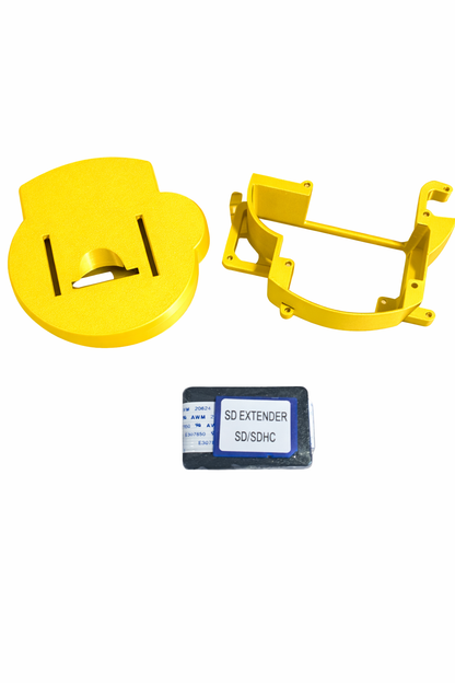 GC Loader Mount Tray Kit with SD Extension Cable for GameCube Jet Black Purple Indigio Satin Silver Spice Orange Bundle DOL-001 New Custom