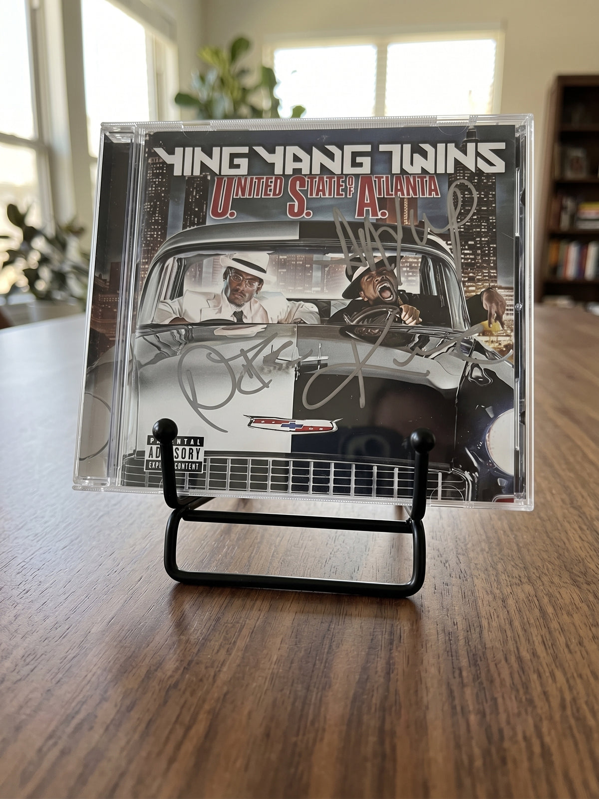 Ying Yang Twins United State Of Atlanta CD Signed Album 2005 Crunk Hip Hop Collector Autographed TVT Original Pressing Southern Rap Classic