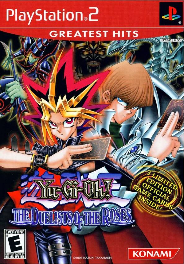 Yu-Gi-Oh Duelists of the Roses PS2 2003 Disc Case Manual No Cards Near Complete Disc Good Tested - Konami Card Battle Game