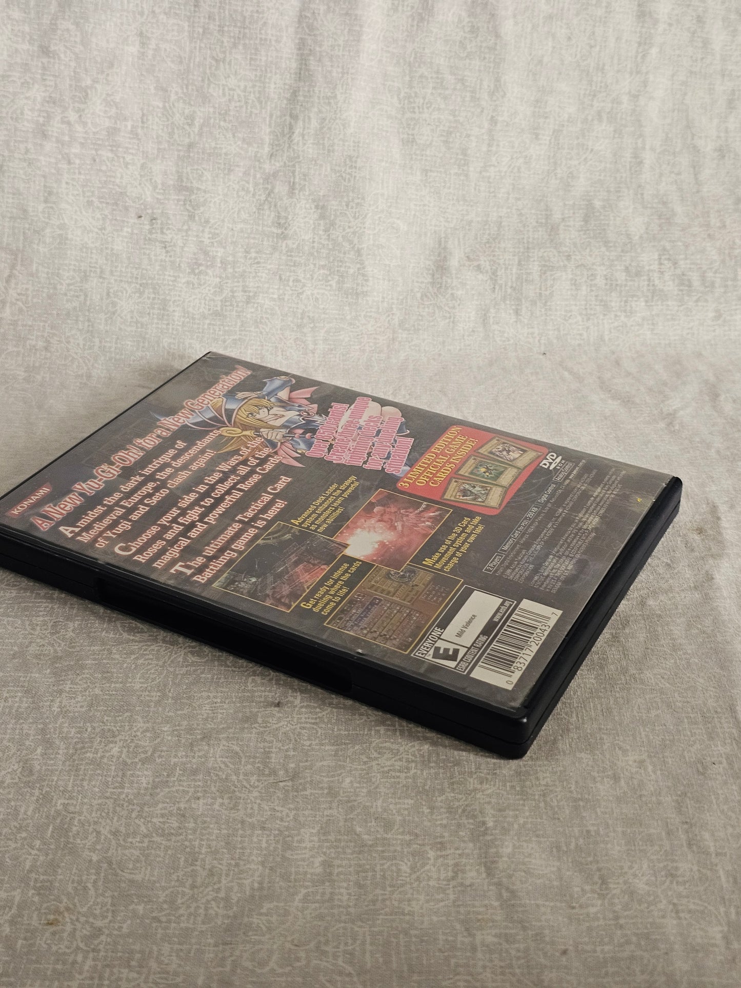Yu-Gi-Oh Duelists of the Roses PS2 2003 Disc Case Manual No Cards Near Complete Disc Good Tested - Konami Card Battle Game