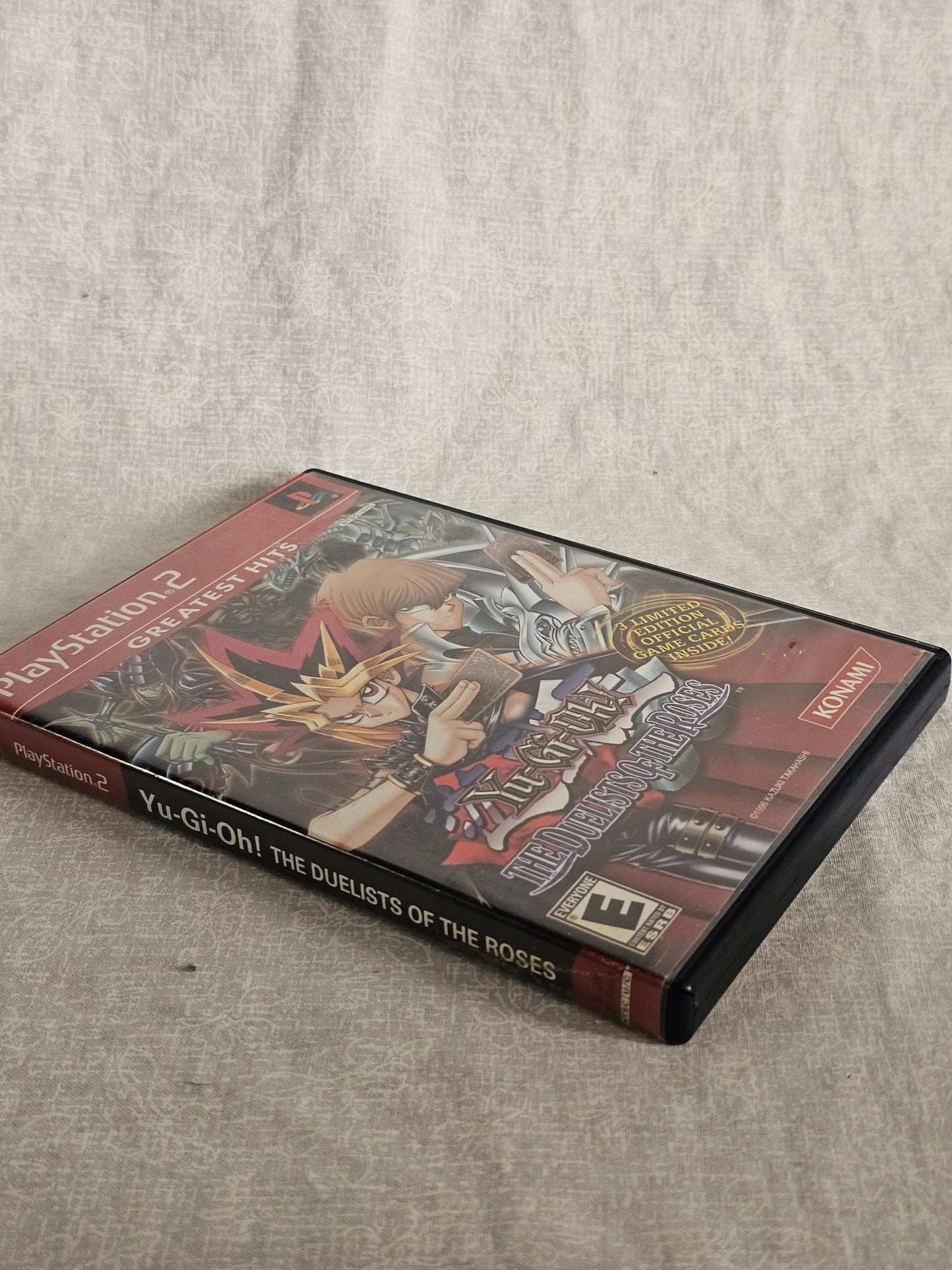 Yu-Gi-Oh Duelists of the Roses PS2 2003 Disc Case Manual No Cards Near Complete Disc Good Tested - Konami Card Battle Game