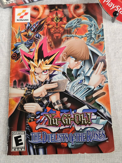 Yu-Gi-Oh Duelists of the Roses PS2 2003 Disc Case Manual No Cards Near Complete Disc Good Tested - Konami Card Battle Game