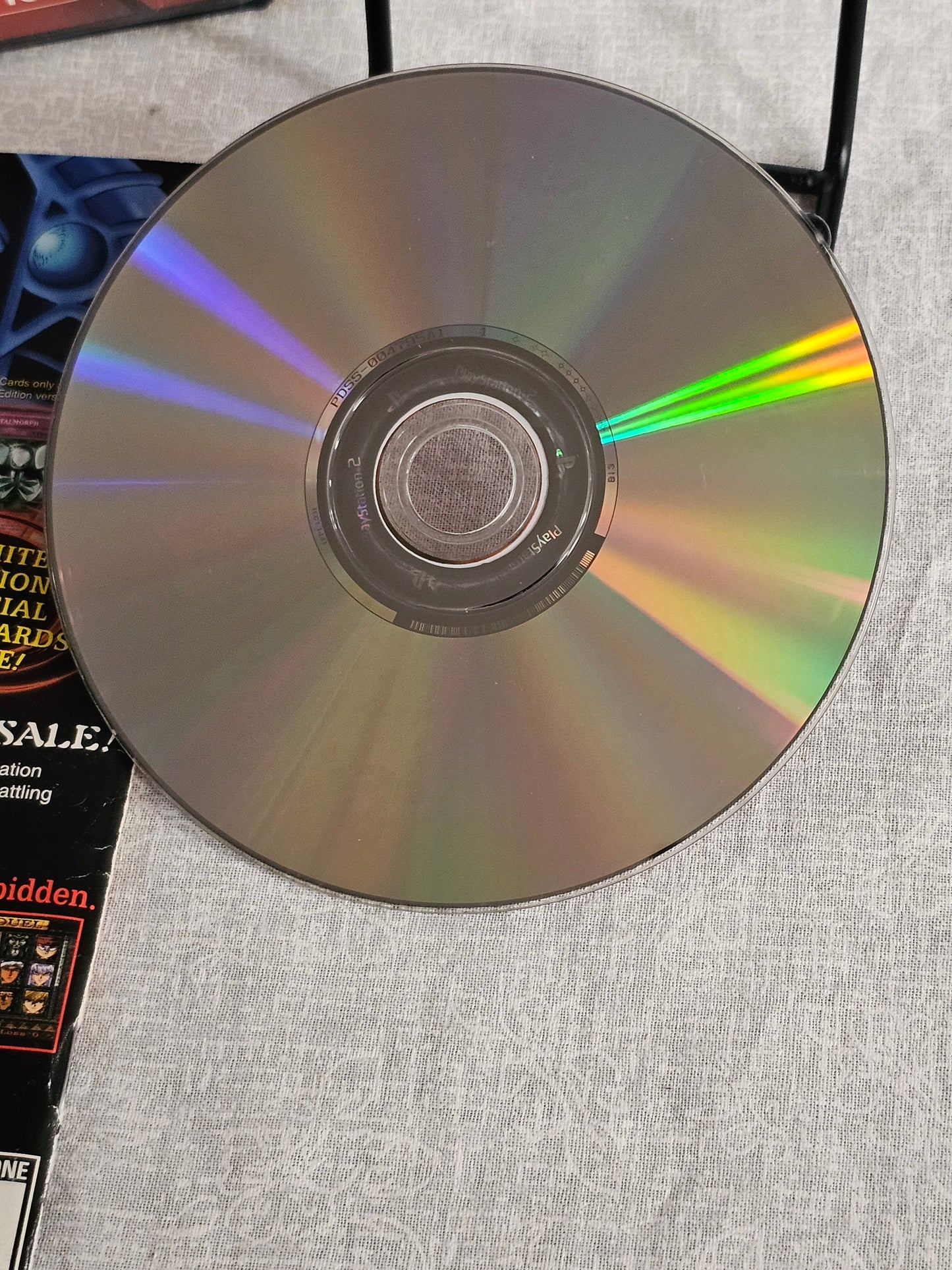 Yu-Gi-Oh Duelists of the Roses PS2 2003 Disc Case Manual No Cards Near Complete Disc Good Tested - Konami Card Battle Game