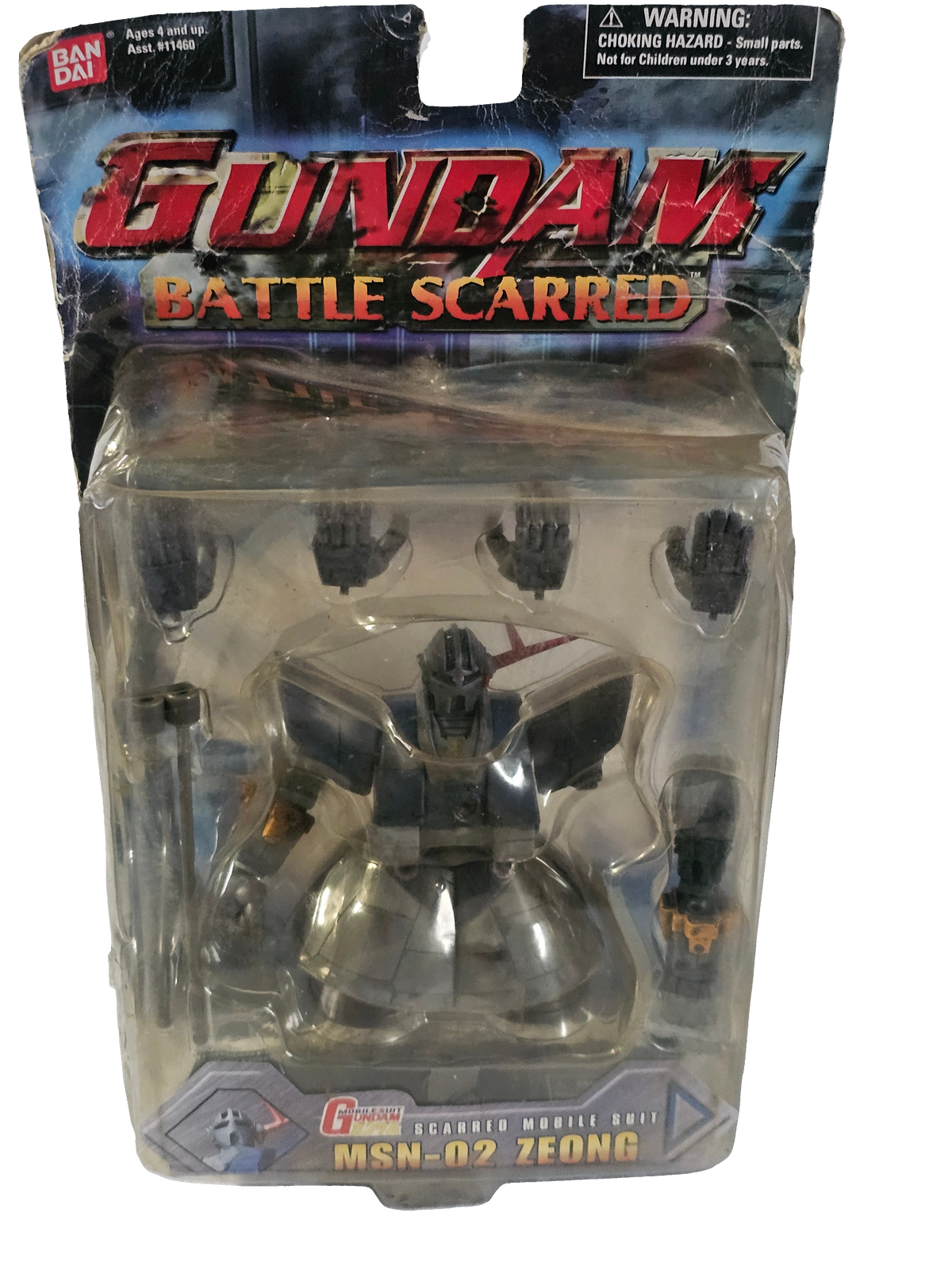MSN-02 ZEONG Gundam Mobile Suit Battle Scared 2003 Action Figure 11460 11462 Y2K
